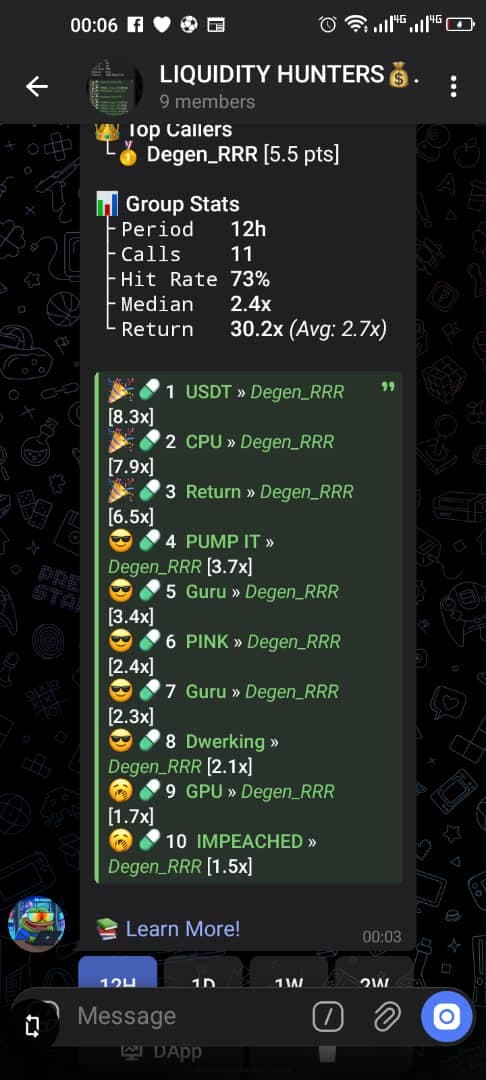 Hit rate chart 1 showing verified win-rate statistics